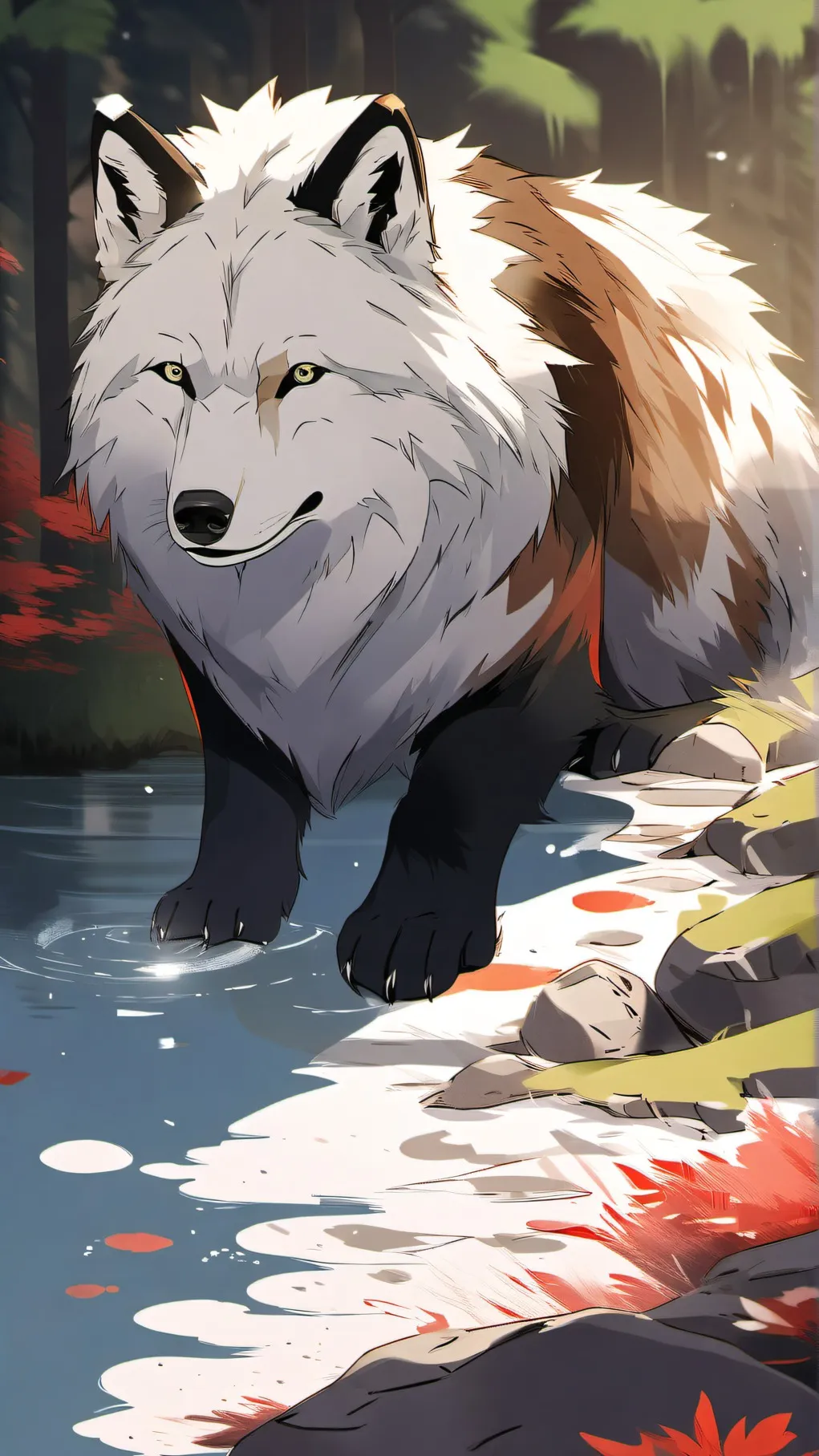 ai character: Spirit animals background