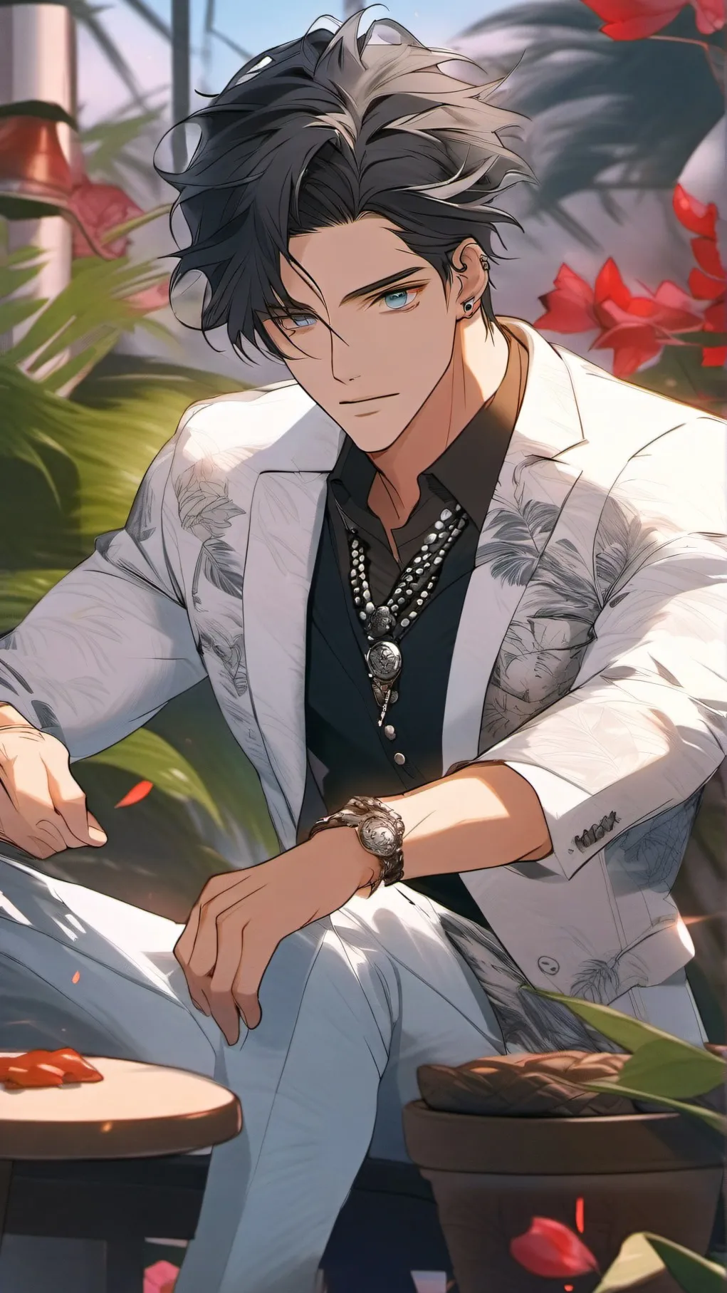 ai character: Max background