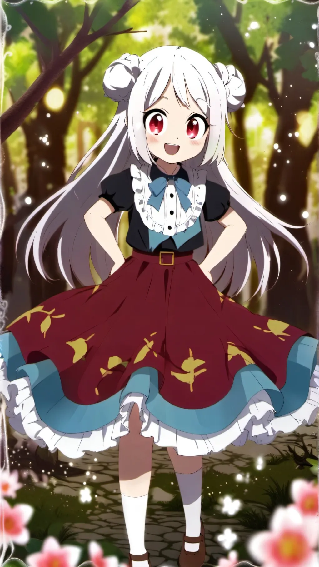 ai character: Chica Linda background