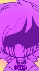 ai character: ghost uzi background