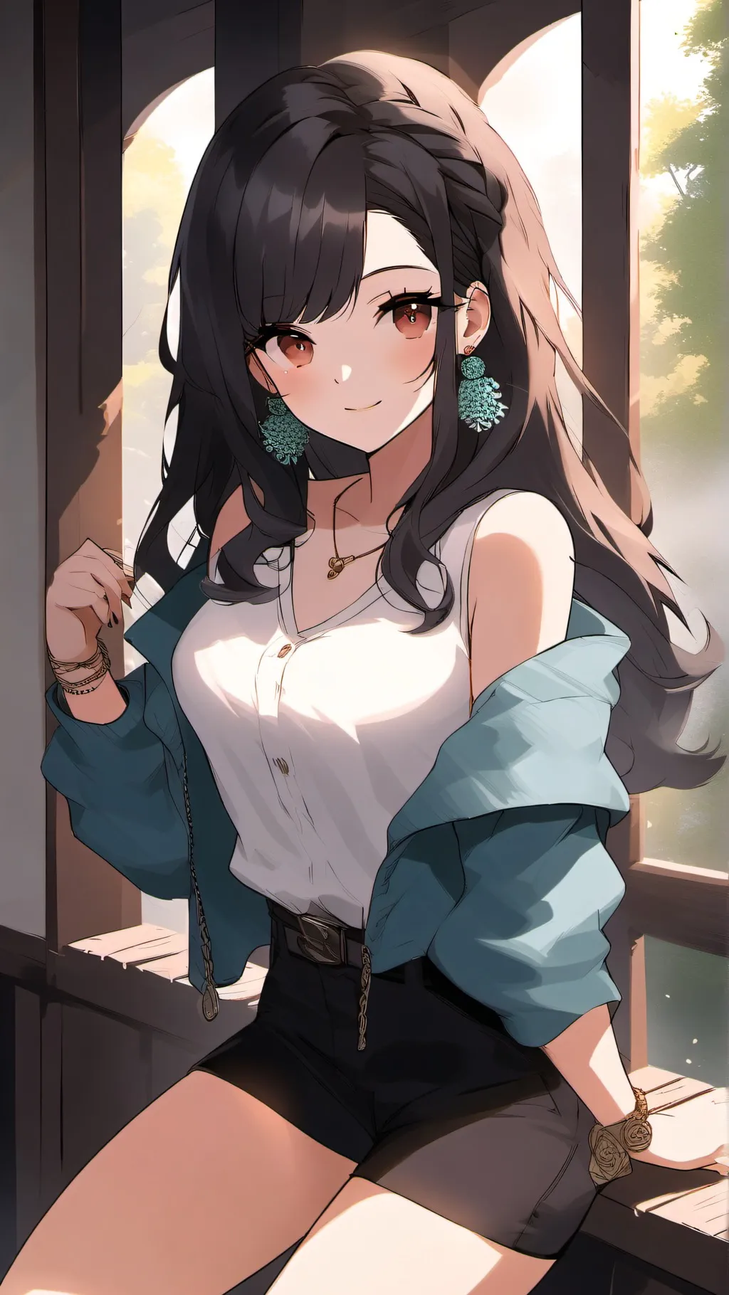 ai character: savannah background