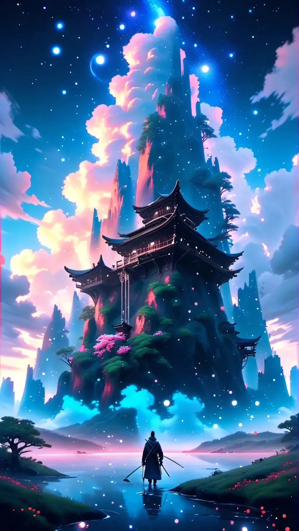 ai character: Kny school!  background