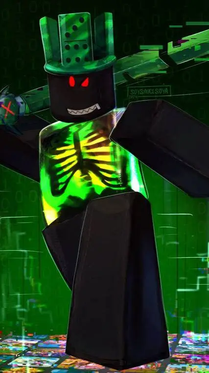 ai character: 1x1x1x1x1 background