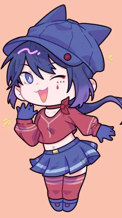 ai character: Chibi Cappie 🧢 background