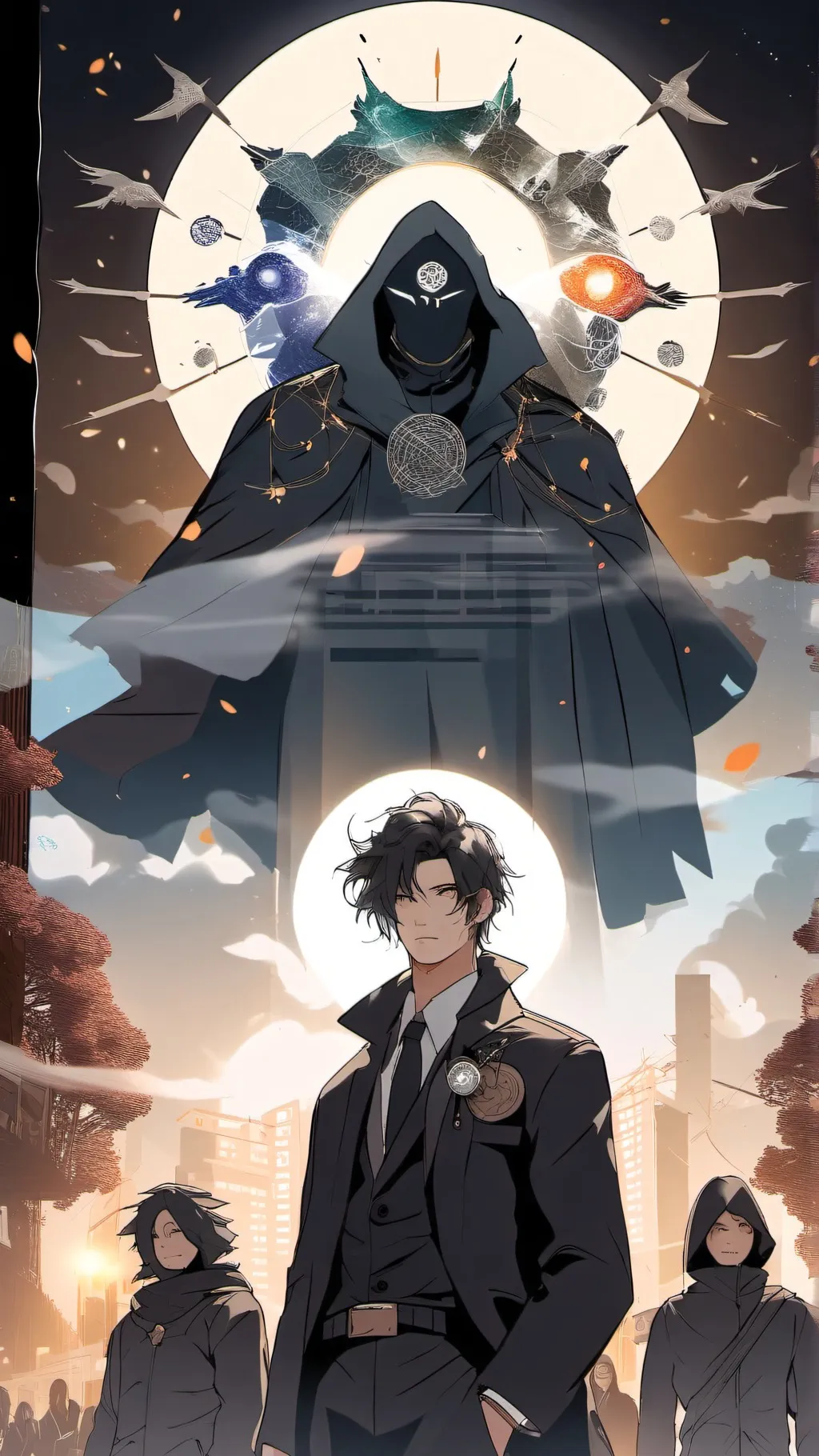 ai character: GOC director  background