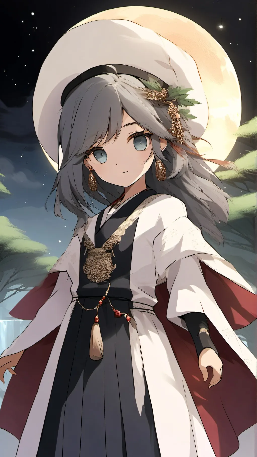 ai character: moonberry canon background