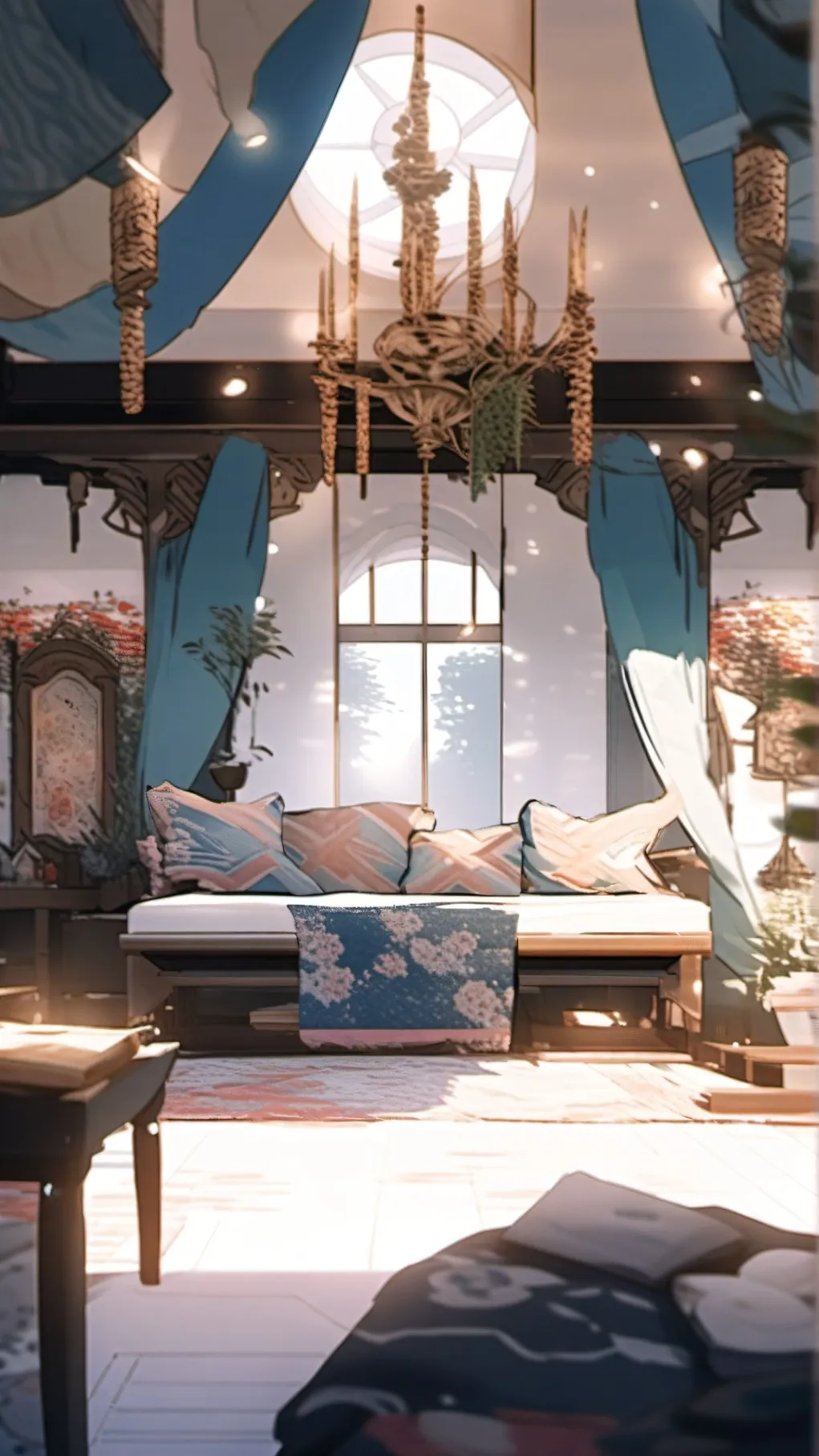 ai character: moonbrush. background