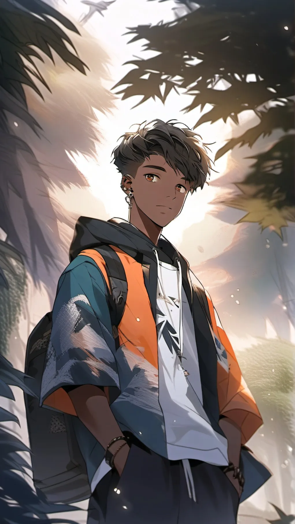 ai character: Zayyyy background