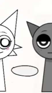 ai character: Wenda gray background