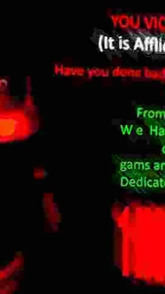 ai character: Virus fnaf background