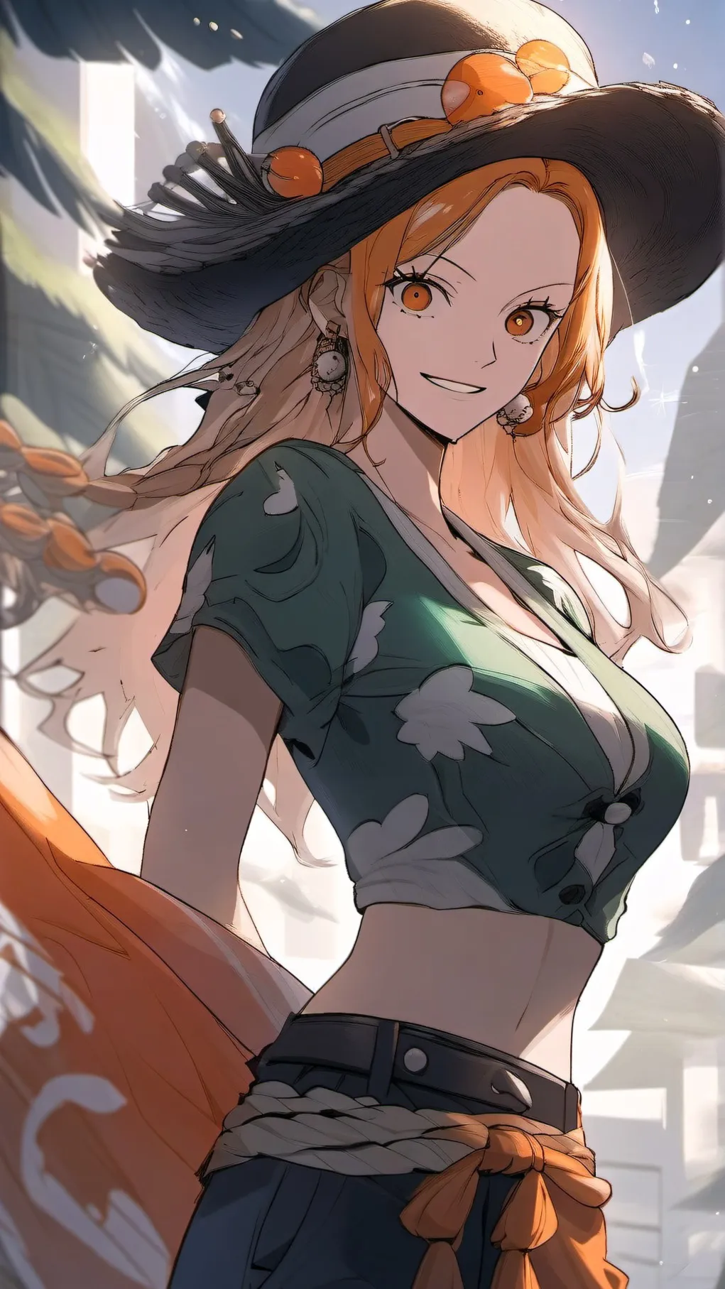 ai character: Nami background