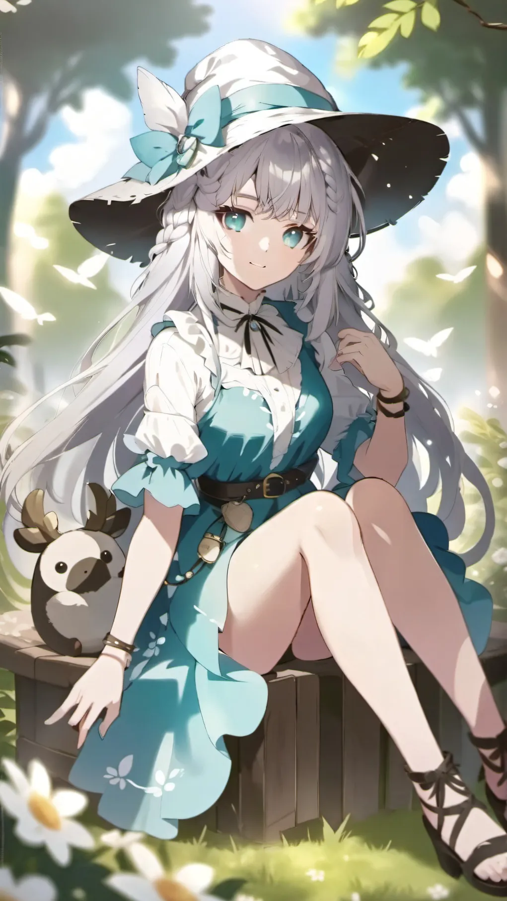 ai character: MHA princess background