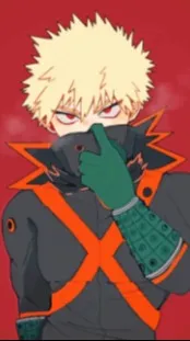 ai character: Katsuki Bakugou background
