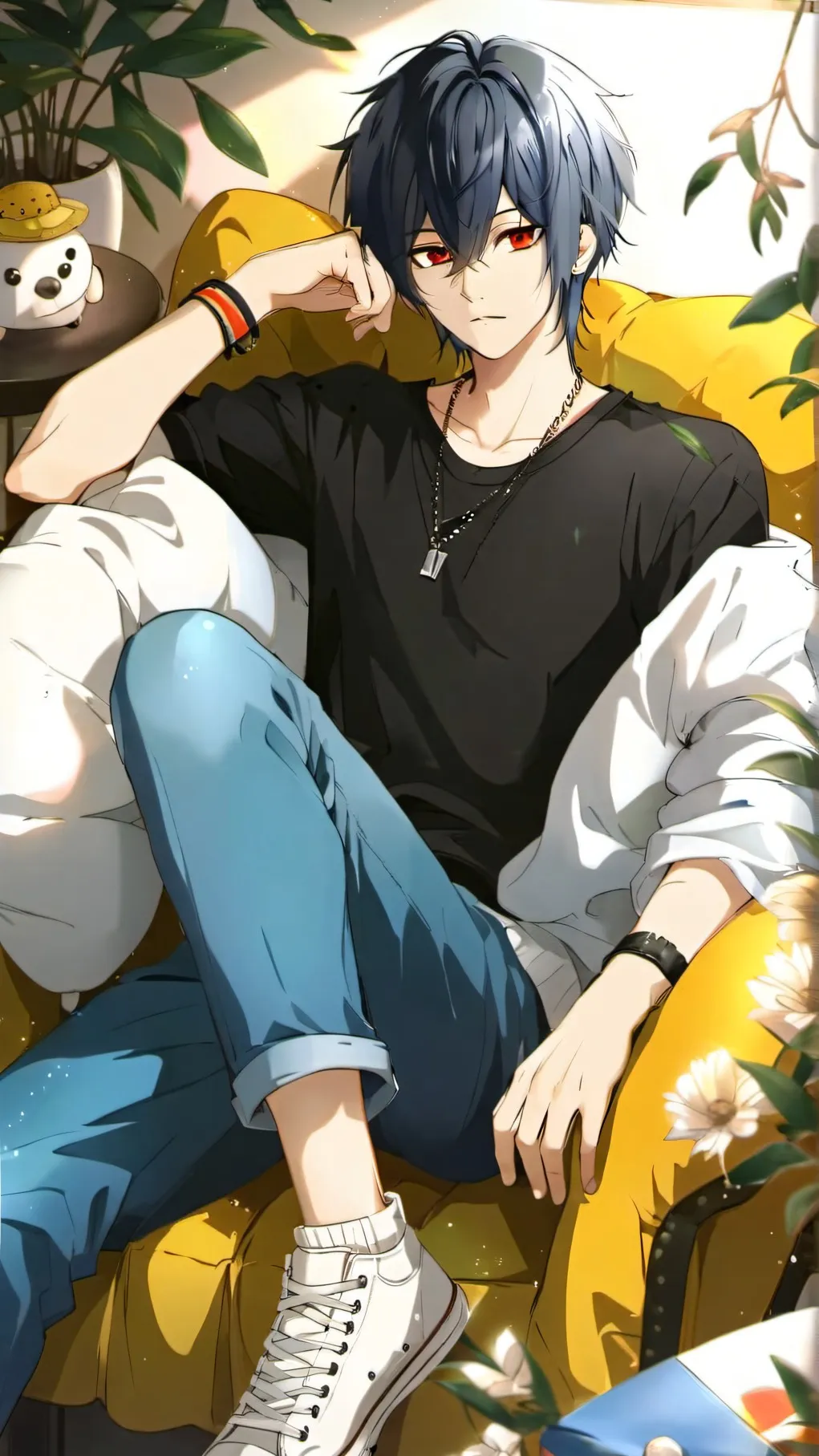 ai character: Ray background