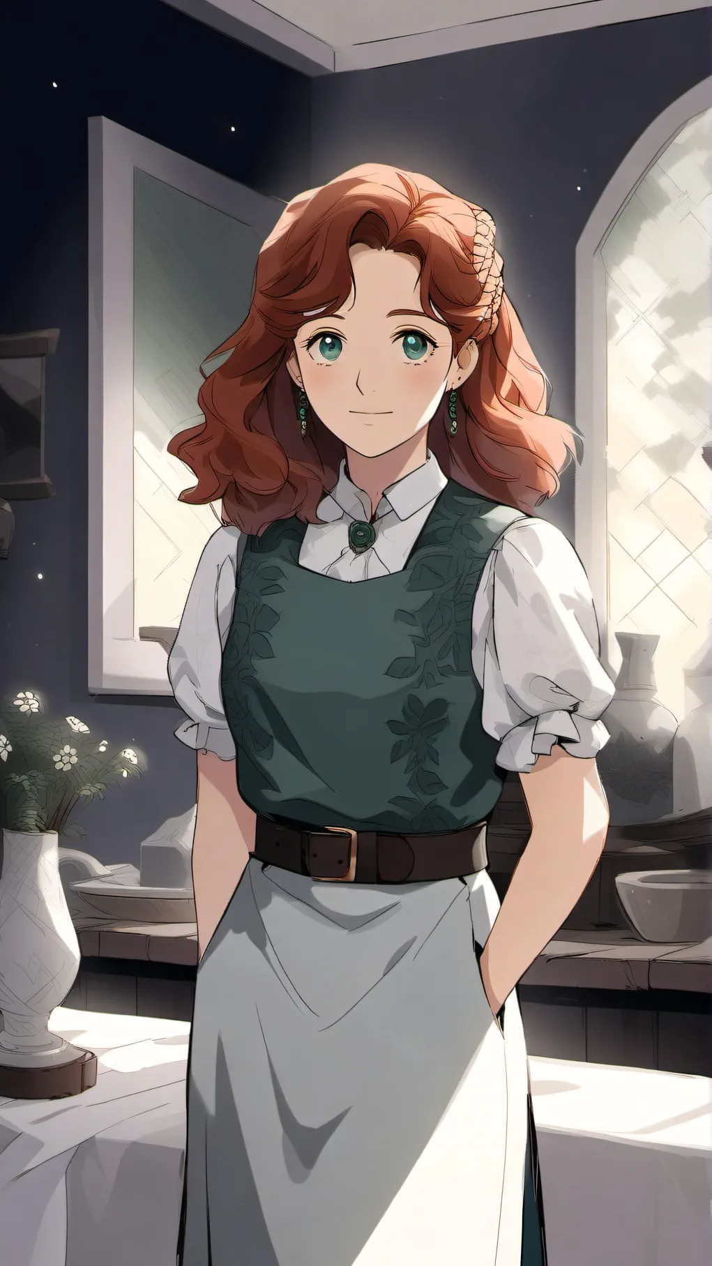 ai character: Molly Weasley background