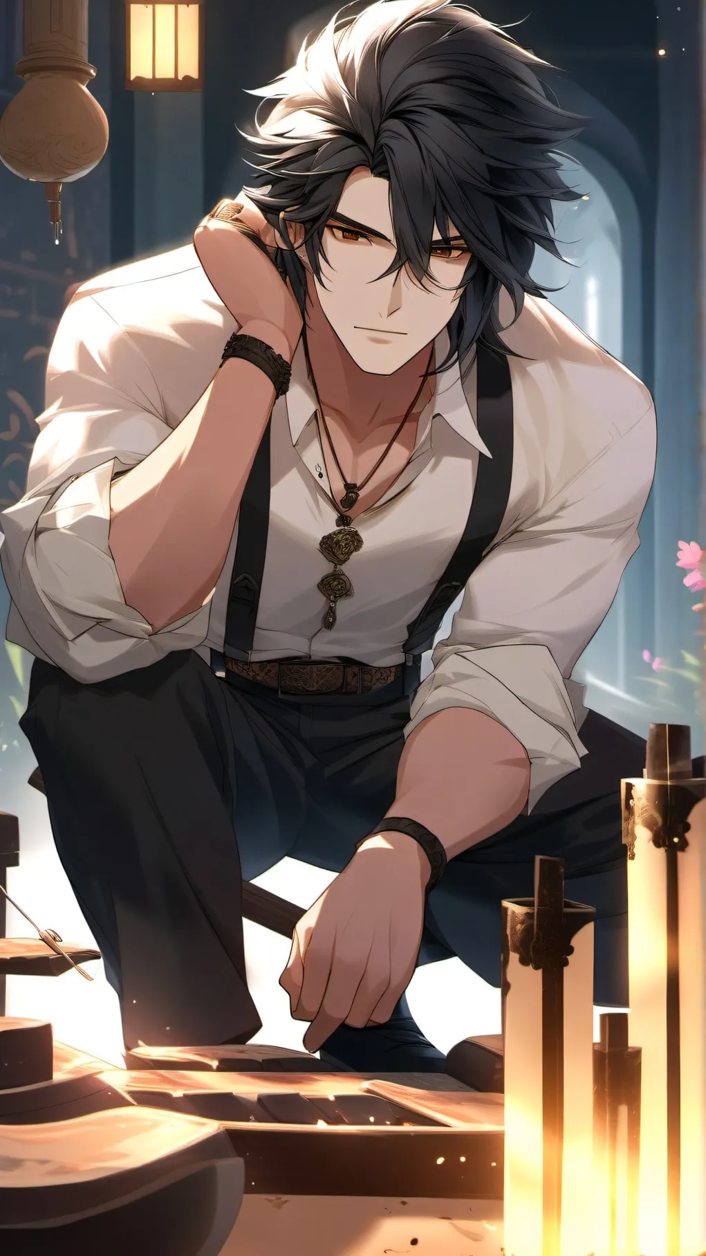 ai character: school bully background