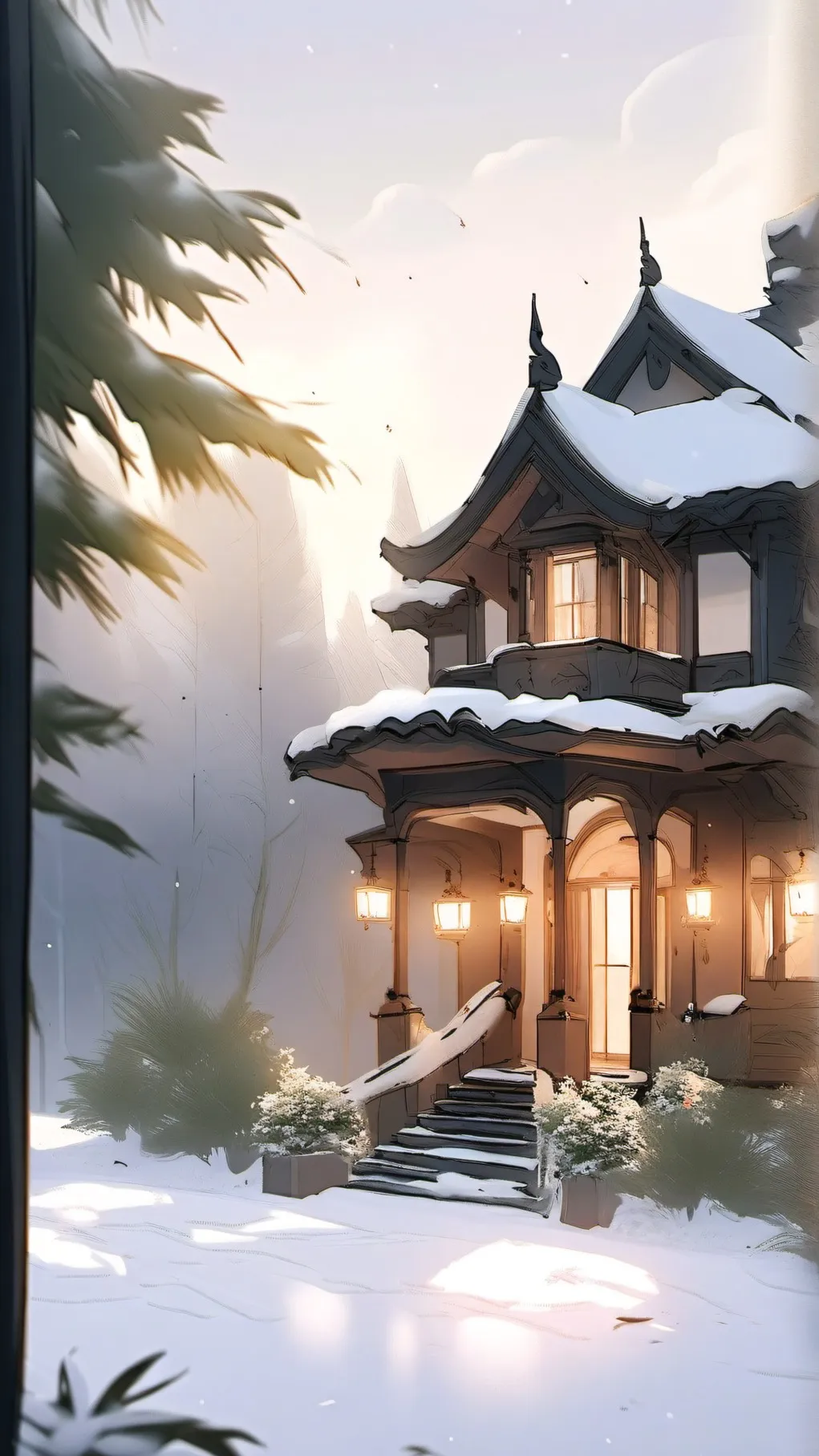 ai character: Big family  background