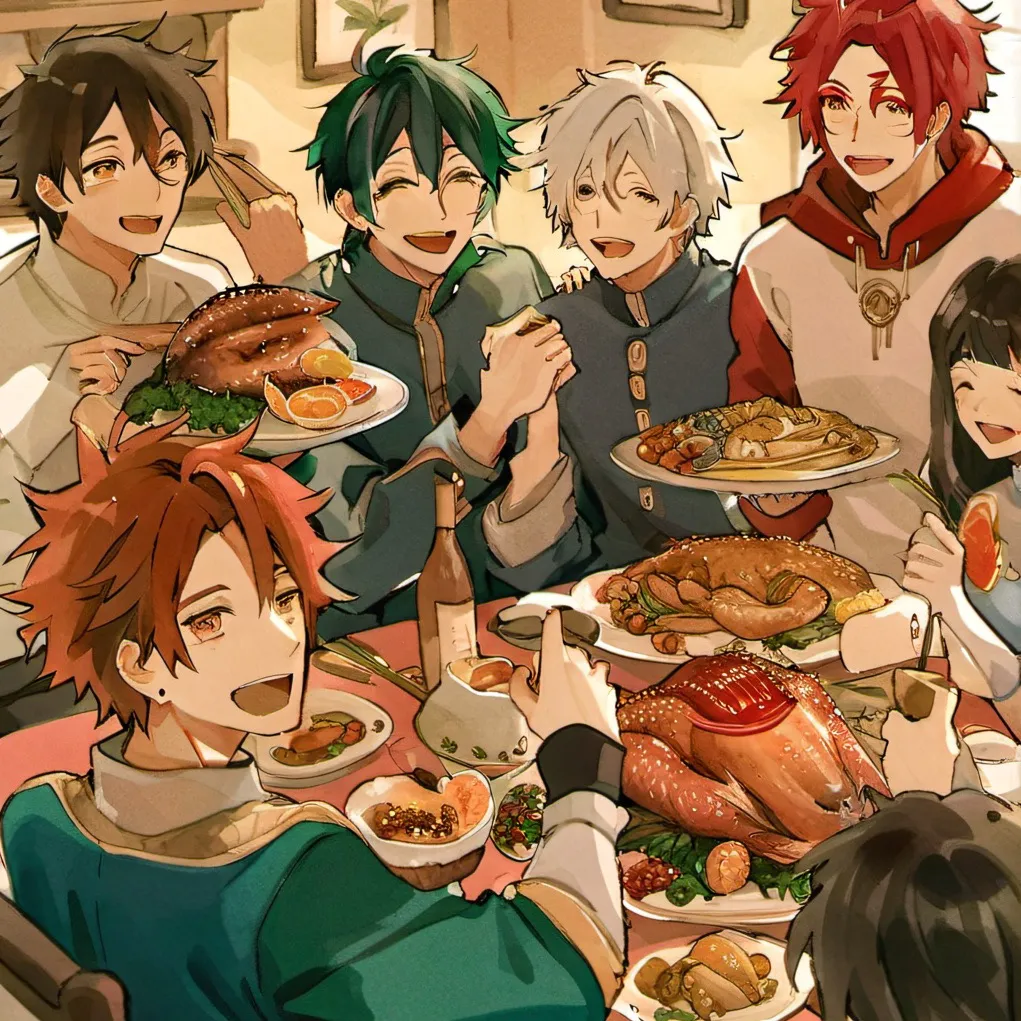 chat with ai character: MHA celebration!!