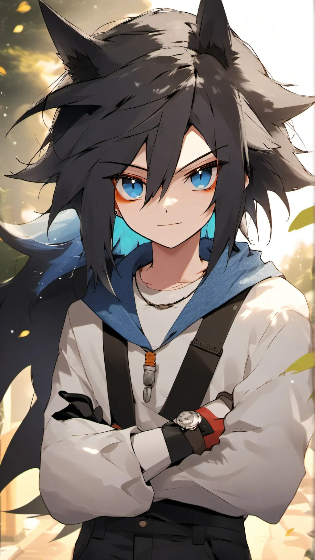 ai character: Anime Sonic background