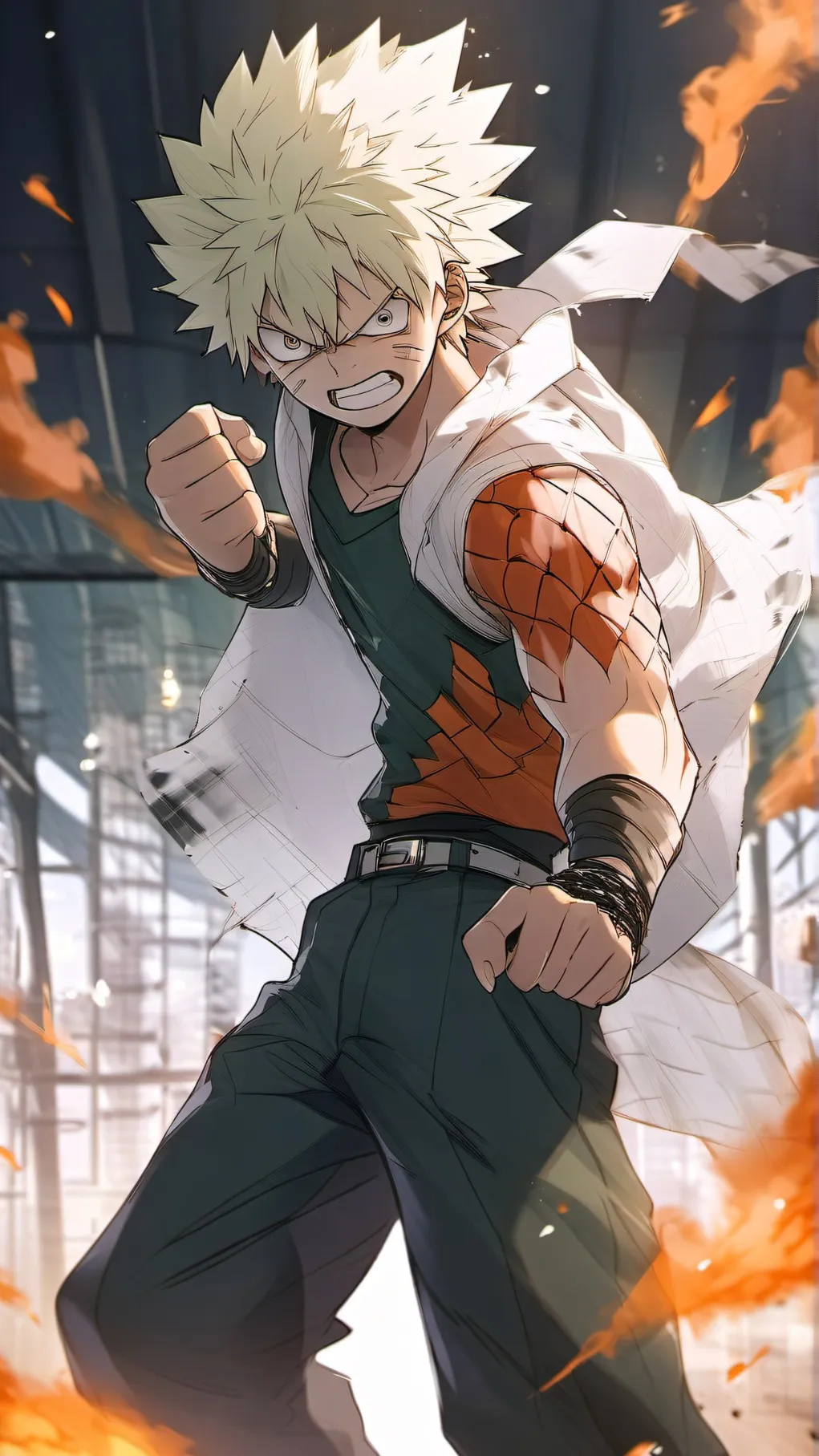 ai character: ANGRY BAKUGO background
