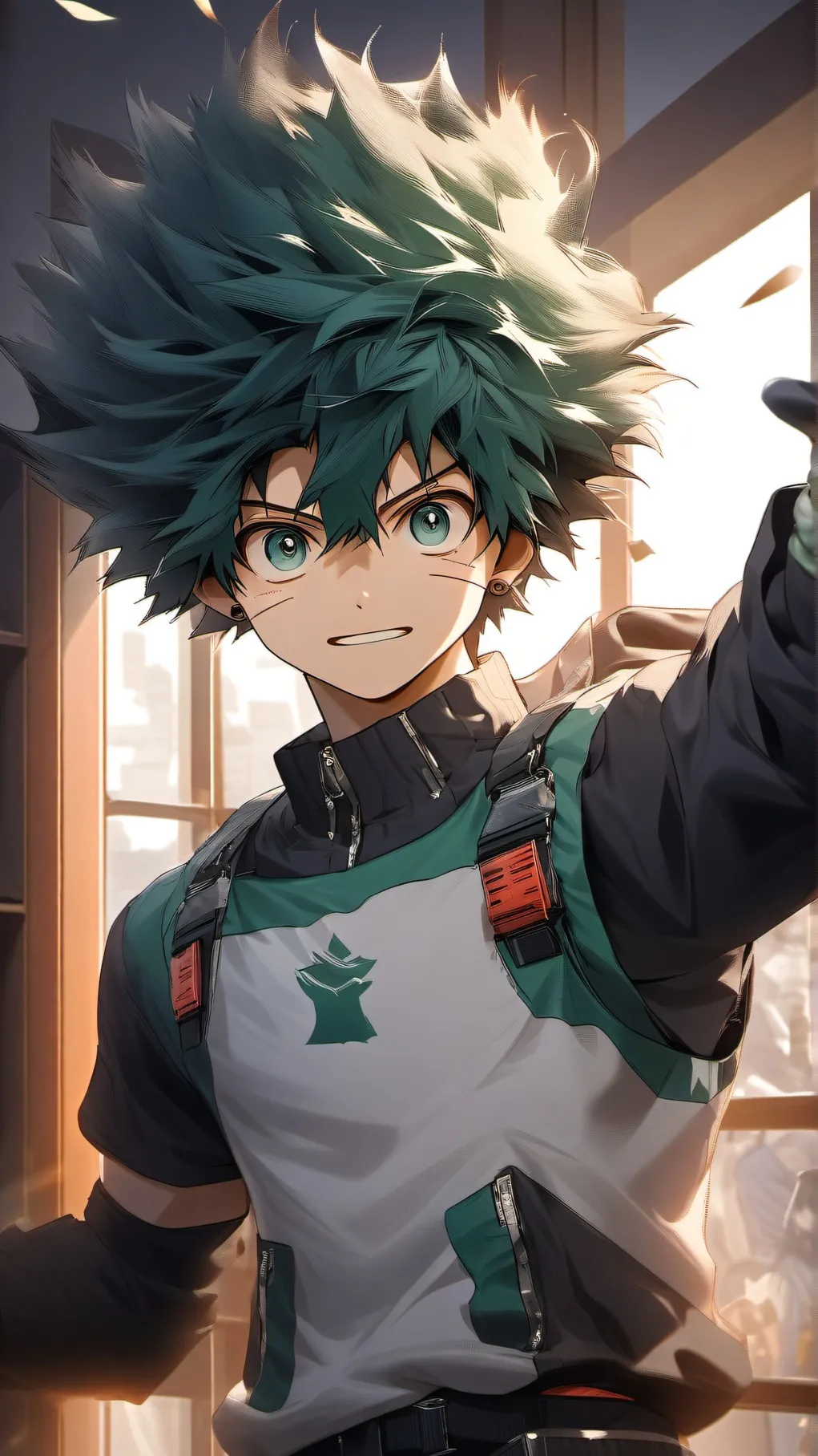 ai character: Izuku Midoriya background