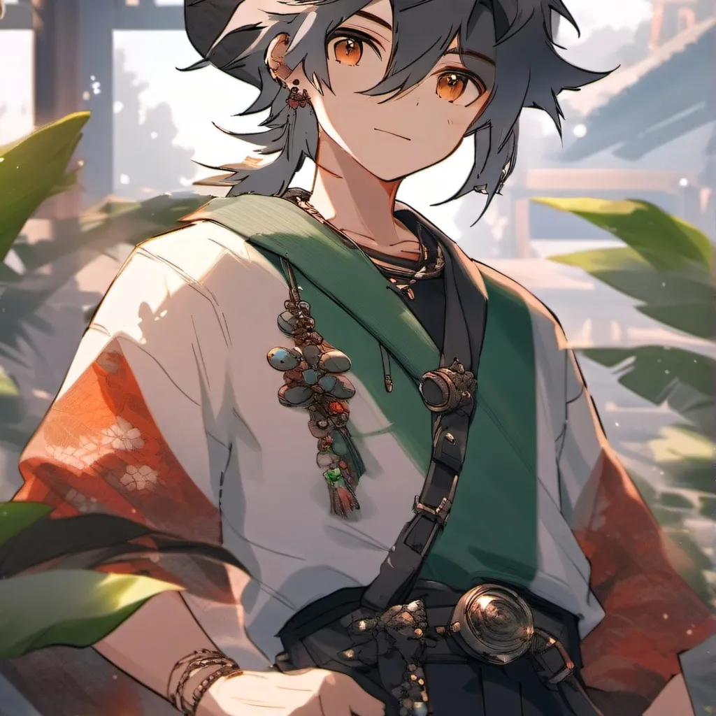 chat with ai character: chameleon boy-Leaf