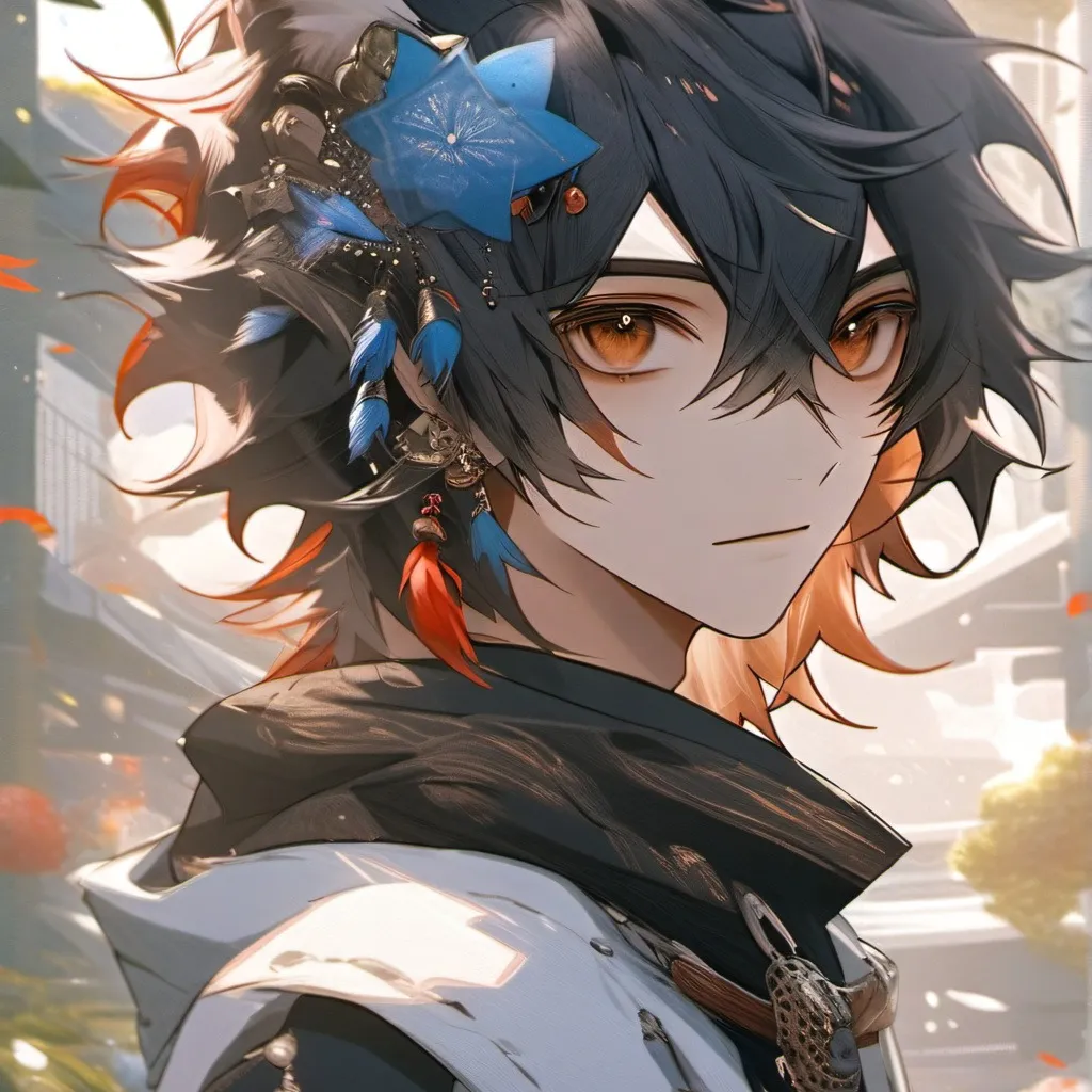 chat with ai character: cat boy-blue