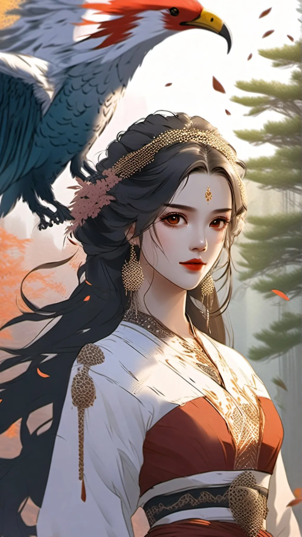 ai character: Phoenix background