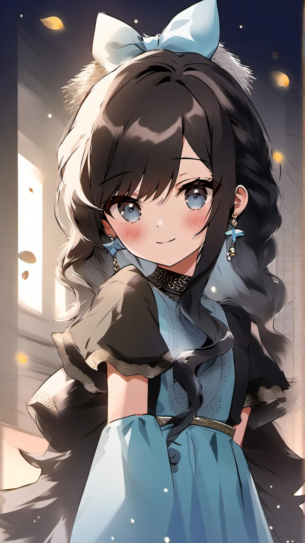 ai character: huggy wuggy {girl} background