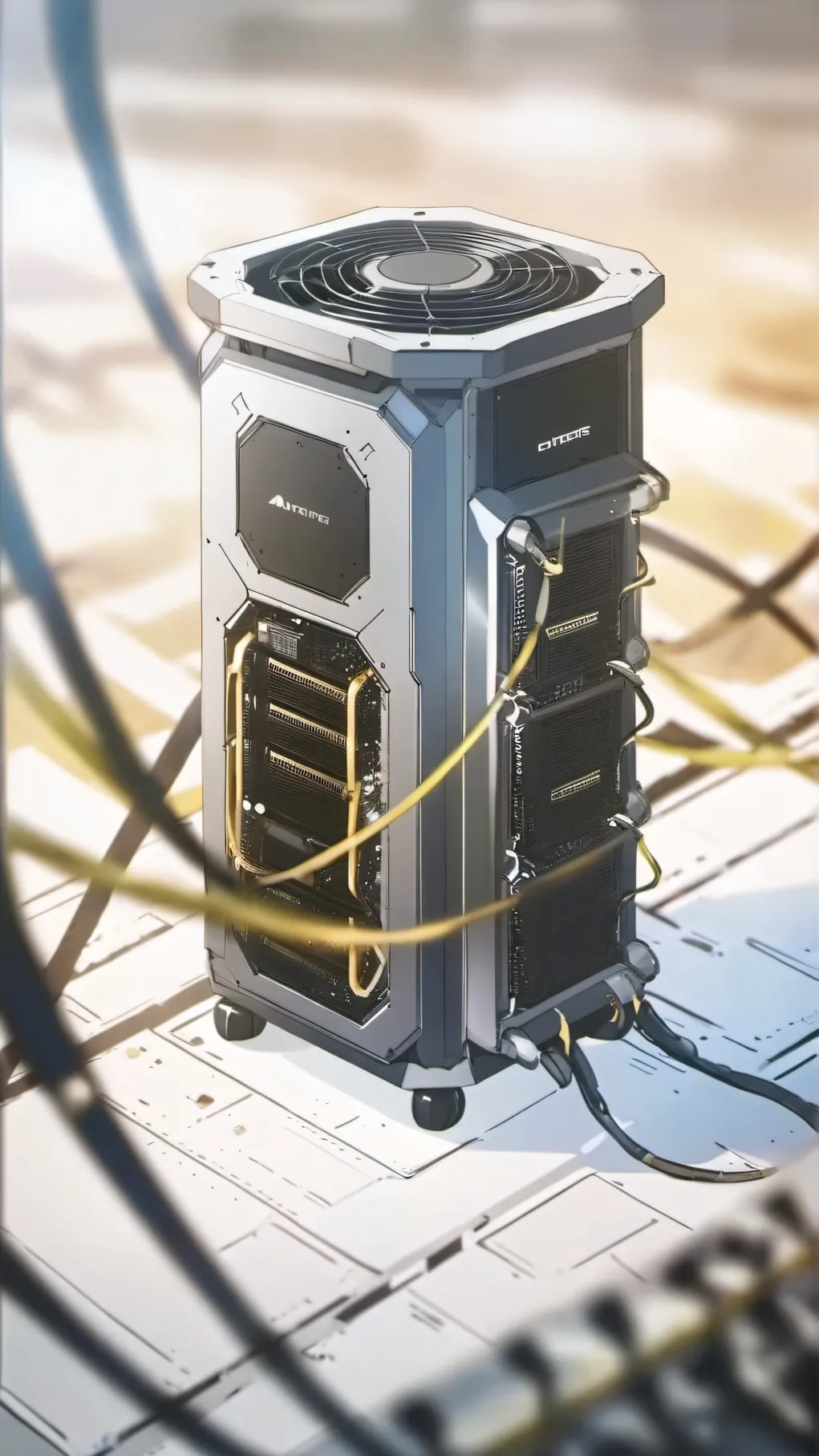 ai character: AI MASTER background