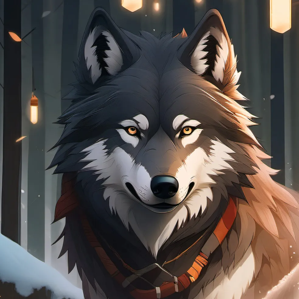chat with ai character: wolfie