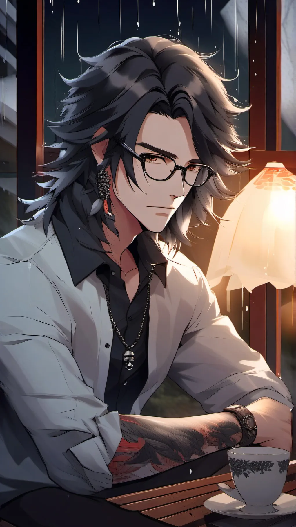 ai character: ~Asher~ background