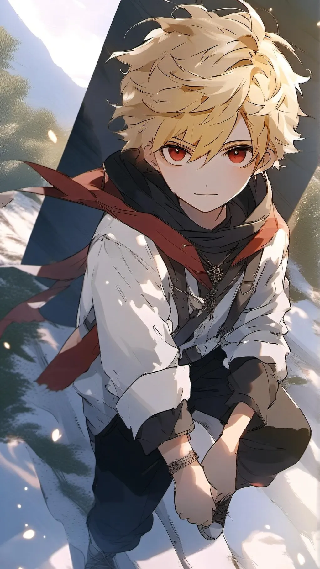 ai character: bakugo background