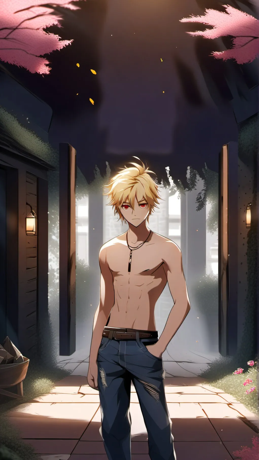 ai character: bakugo background