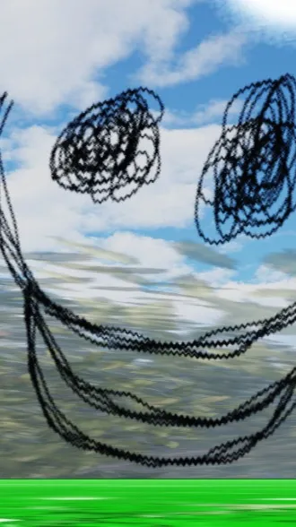 ai character: Scribble Smile background