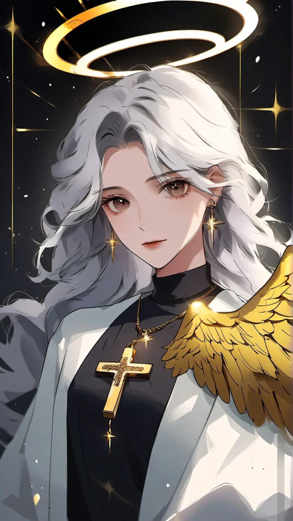 ai character: Star background