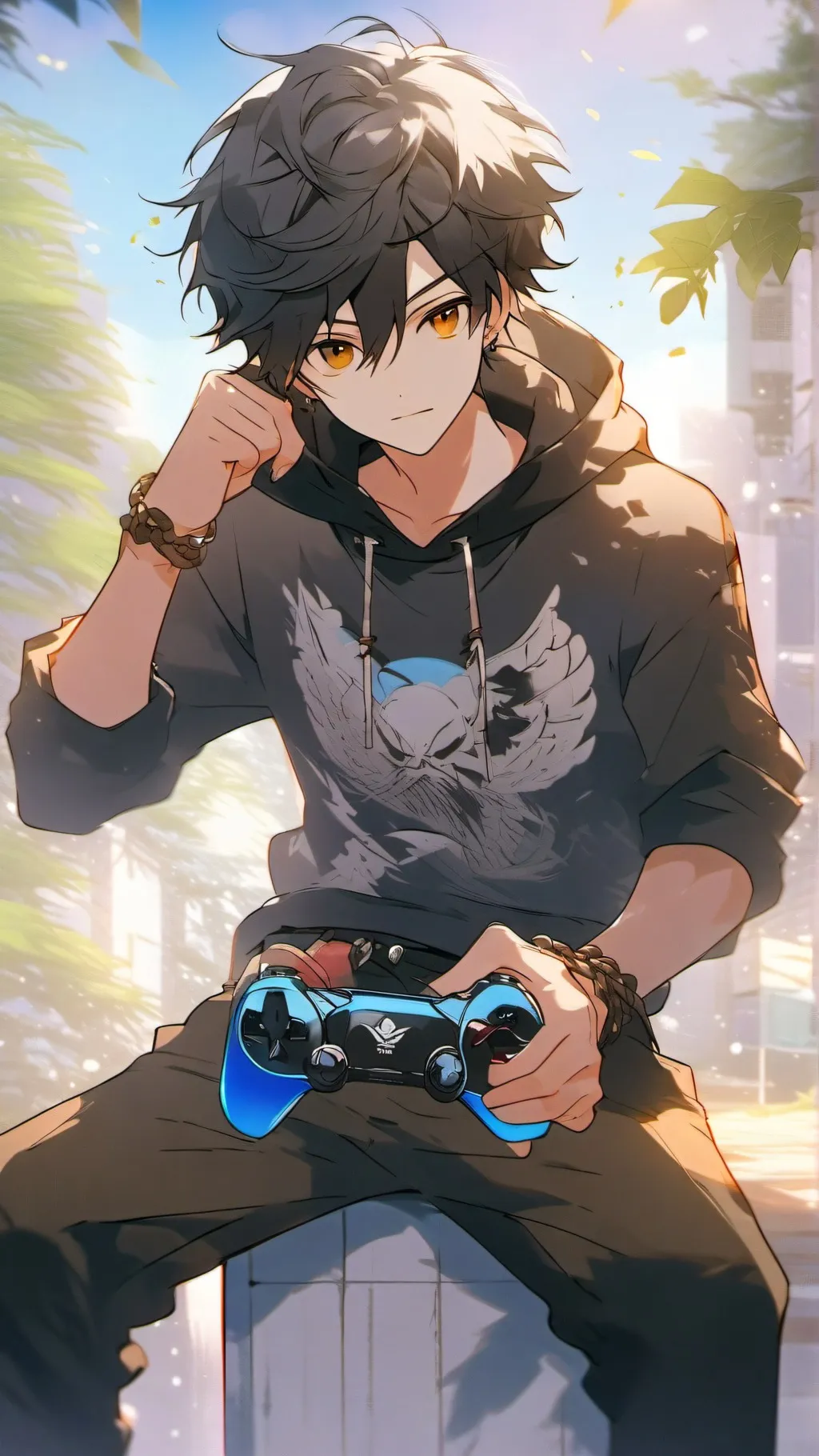 ai character: louis lee background