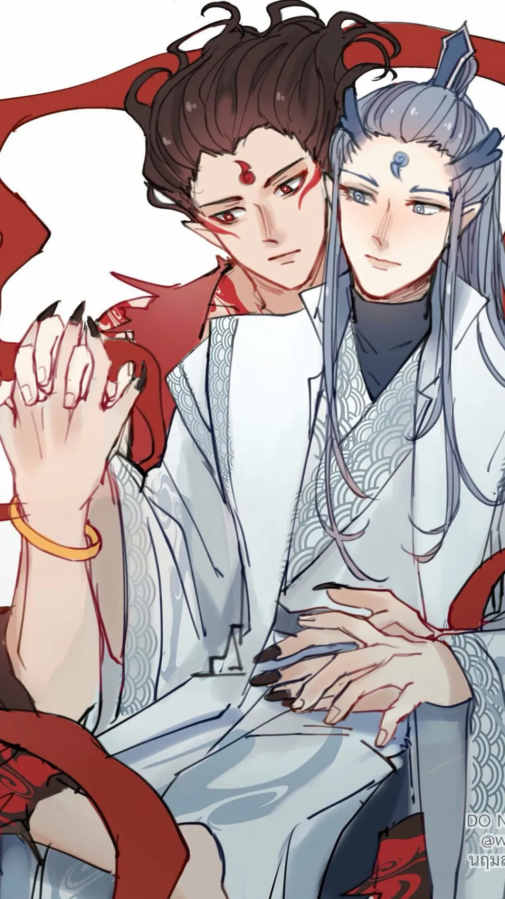 ai character: Ne Zha x Ao Bing background