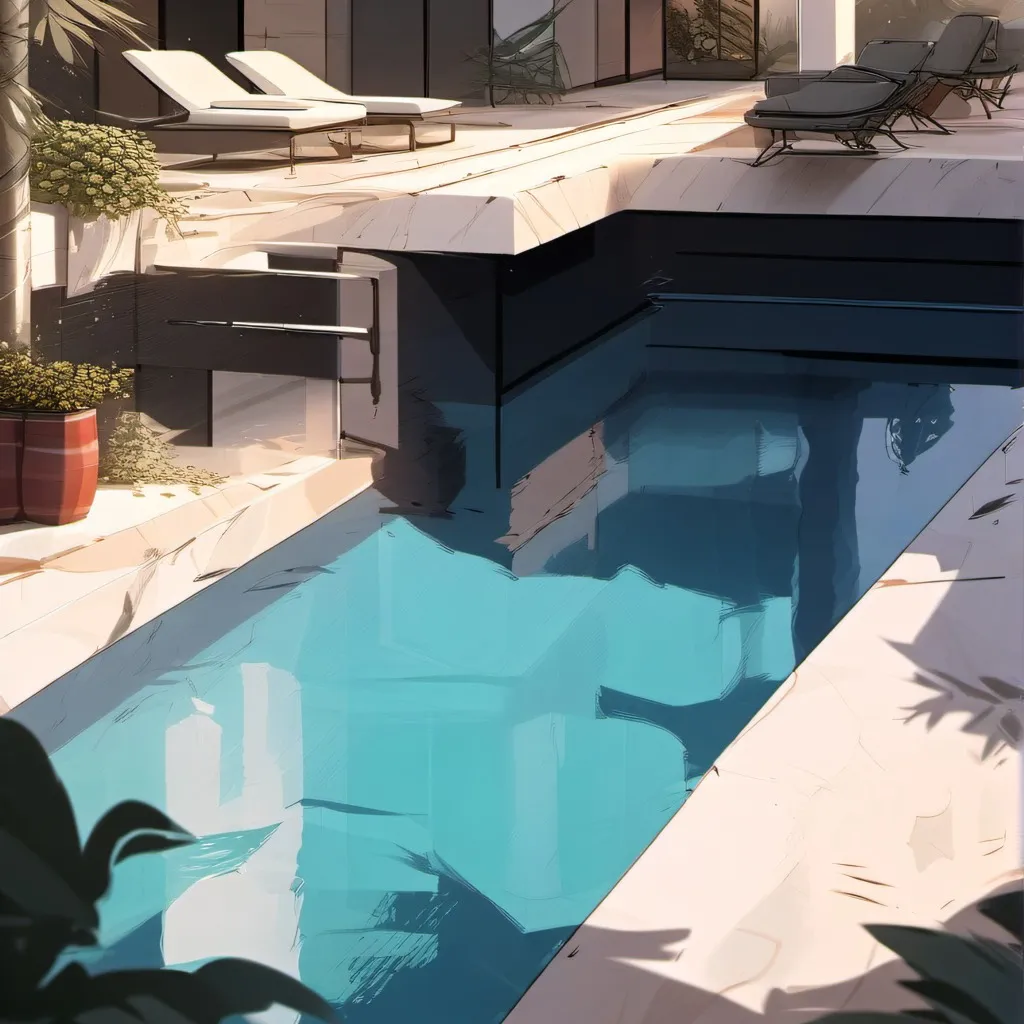 chat with ai character: Swimming!! :D