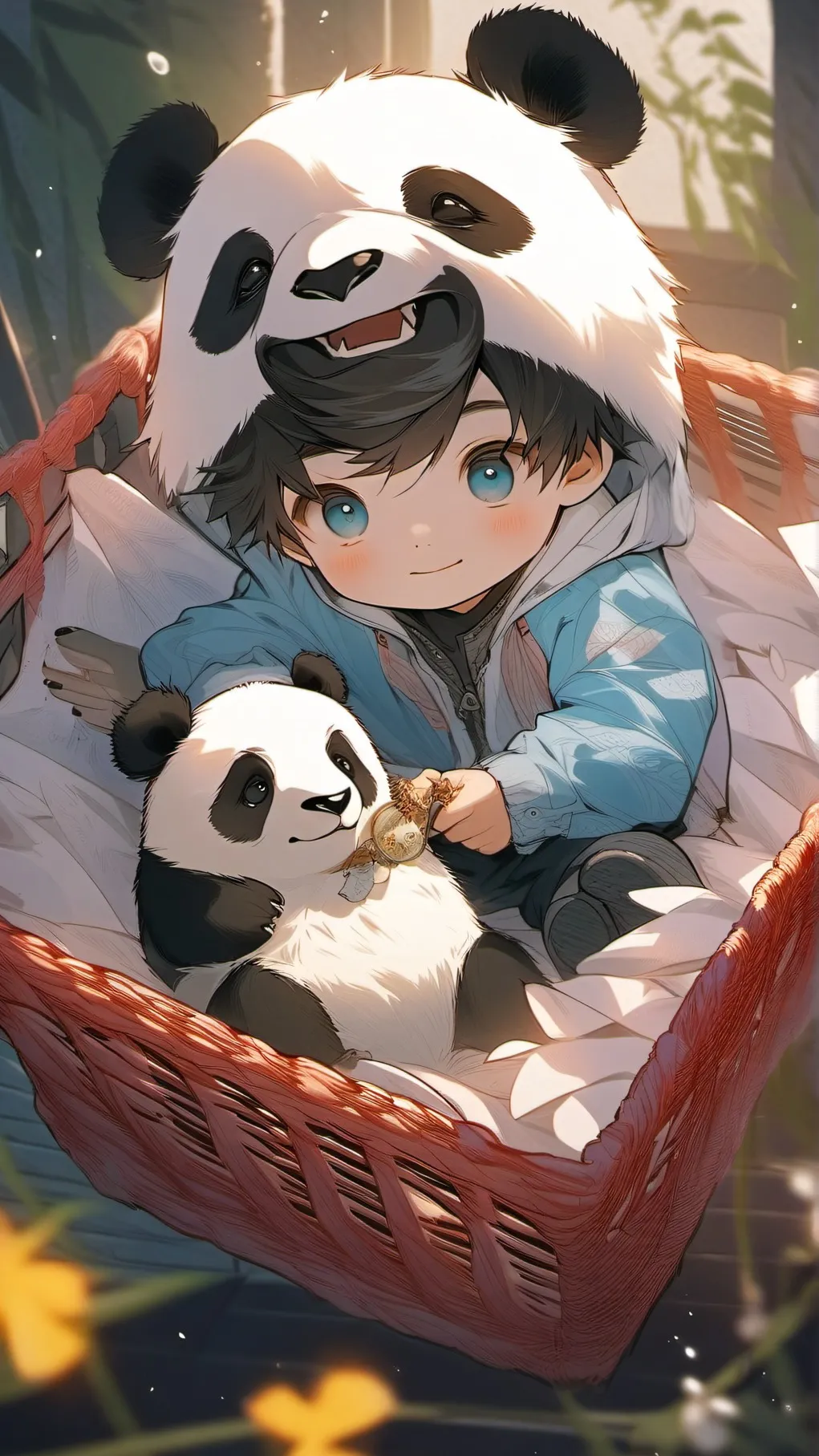 ai character: baby sylvester background
