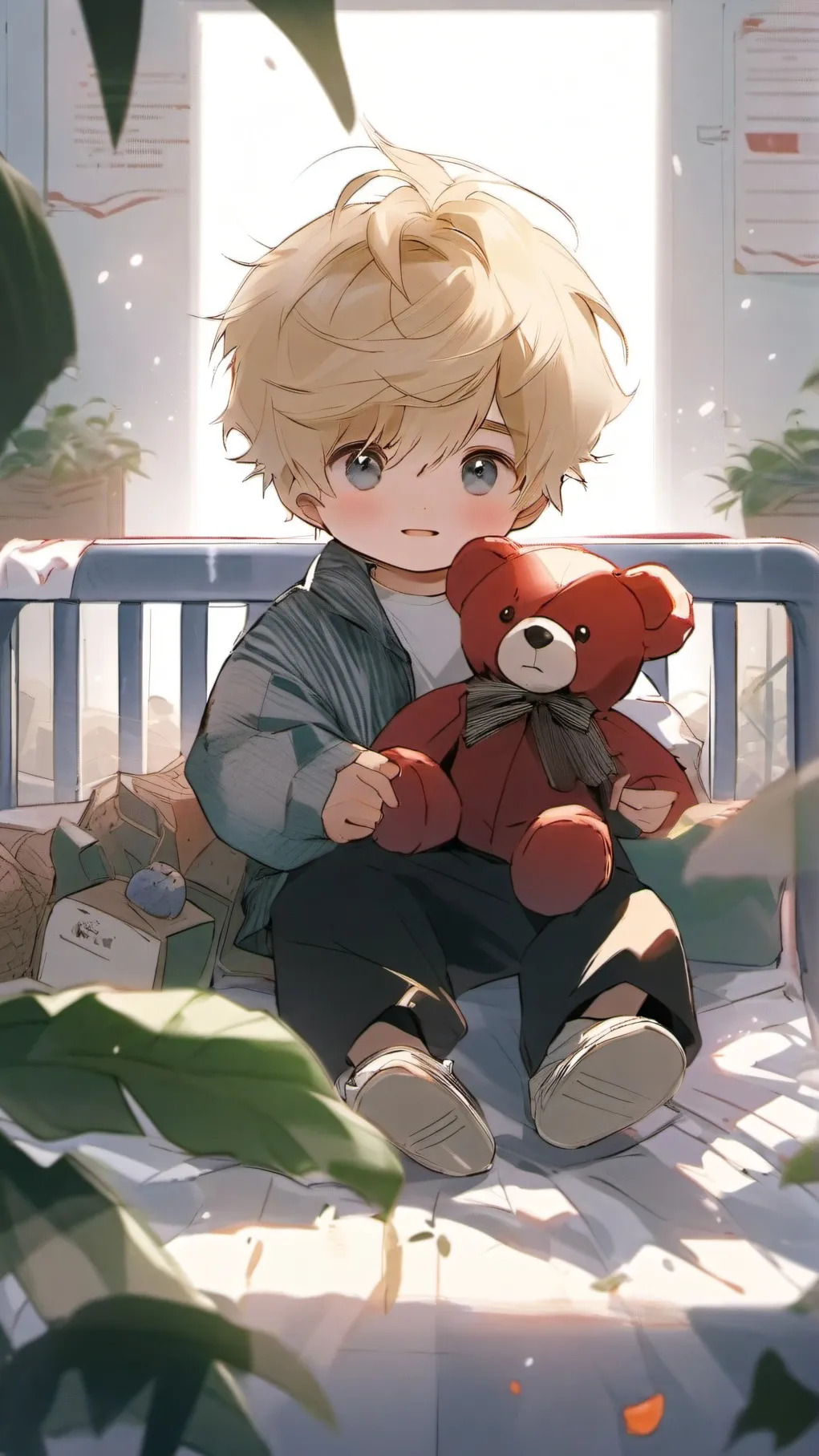 ai character: baby jenson  background