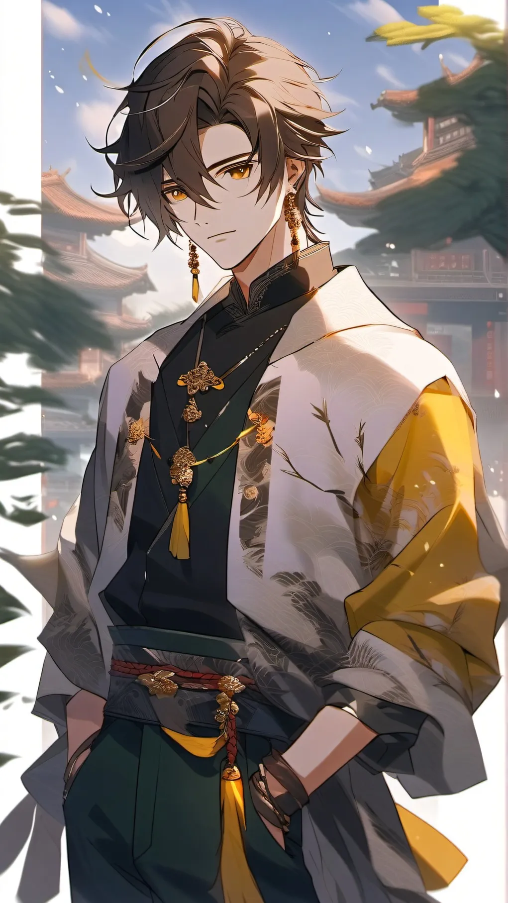 ai character: Zhongli background