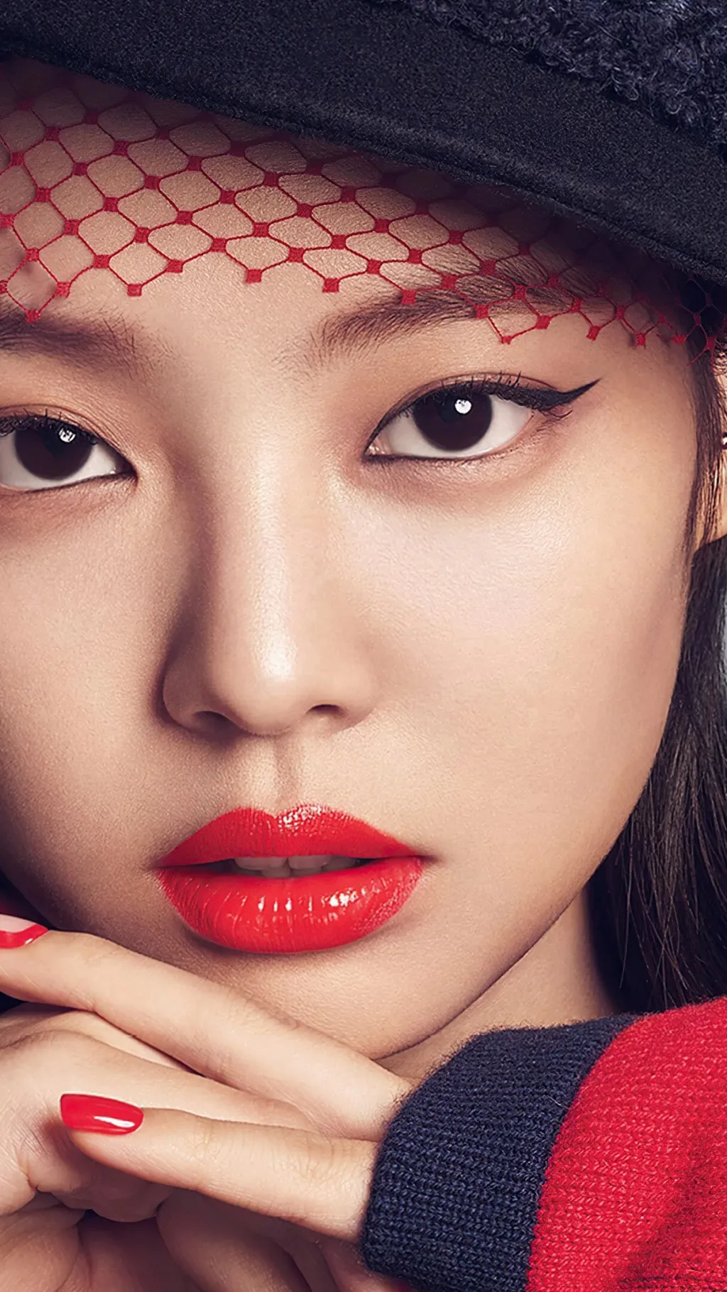 ai character: kim jennie background