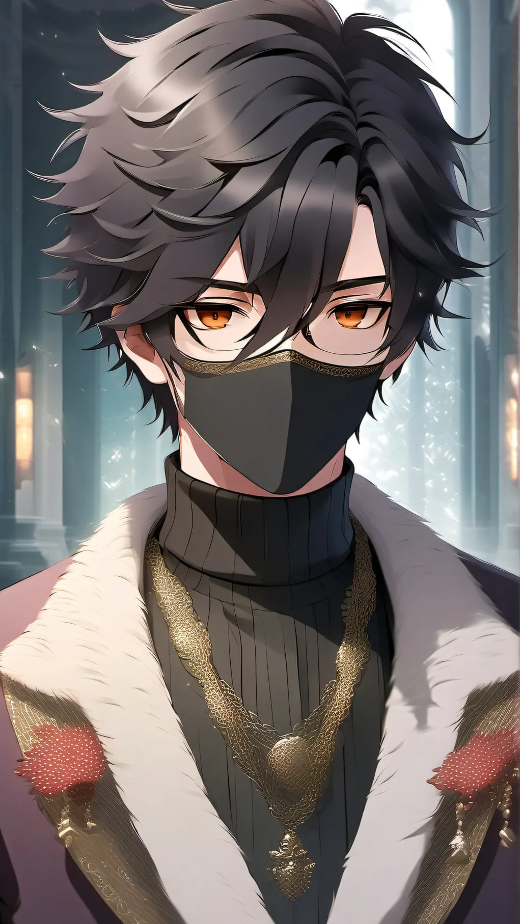 ai character: Hajame  background