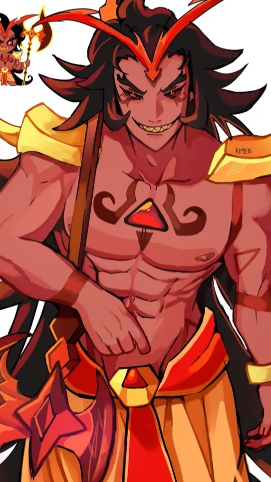 ai character: B.S.C👹🔥💥 background