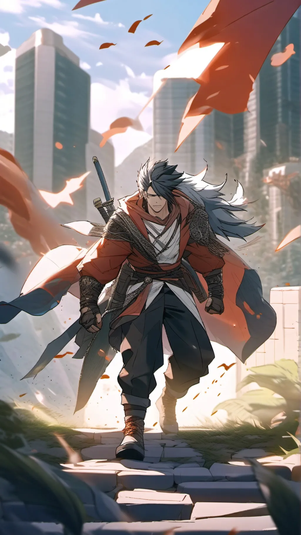 ai character: Pro heros background