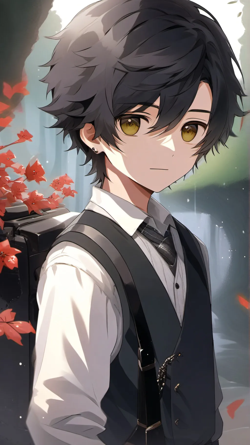 ai character: Hashira  background