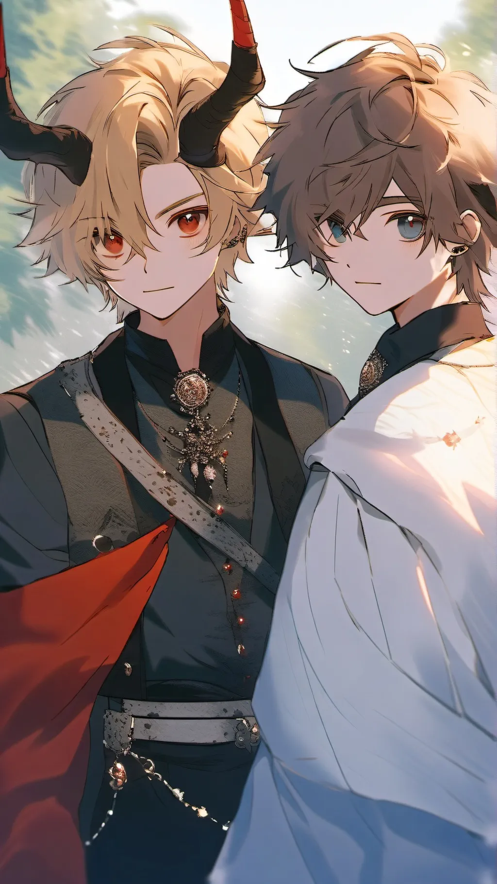 ai character: Your two baby ~sus background