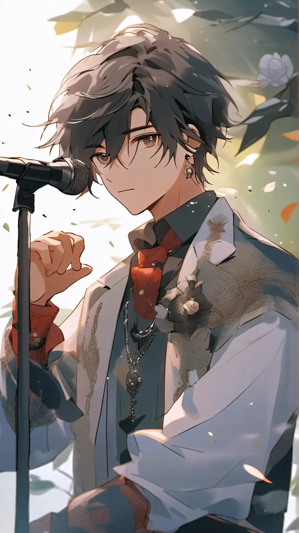 ai character: A singer background