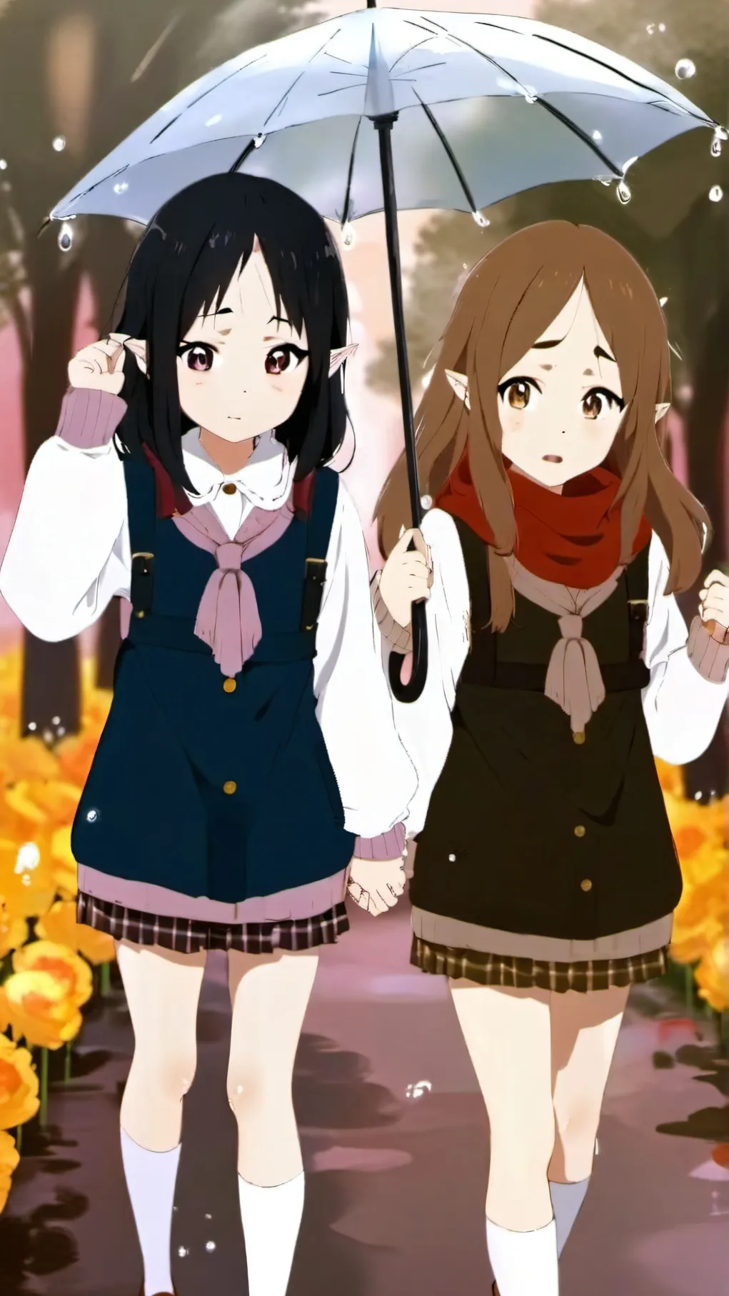 ai character: Flora & Layla background